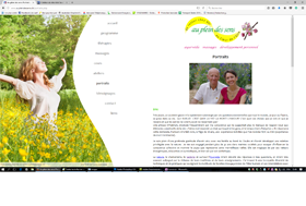 Site web Au Plein des Sens