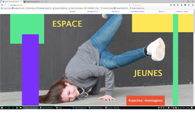 Site web Espace Jeunes Franches-Montagnes