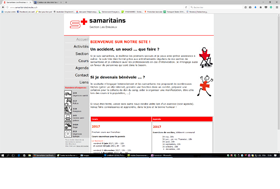 Site web Samaritains section les Breuleux