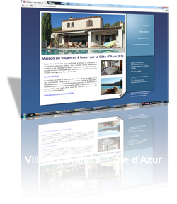 Site Web Villa à louer à Cavalaire, Côte d'Azur